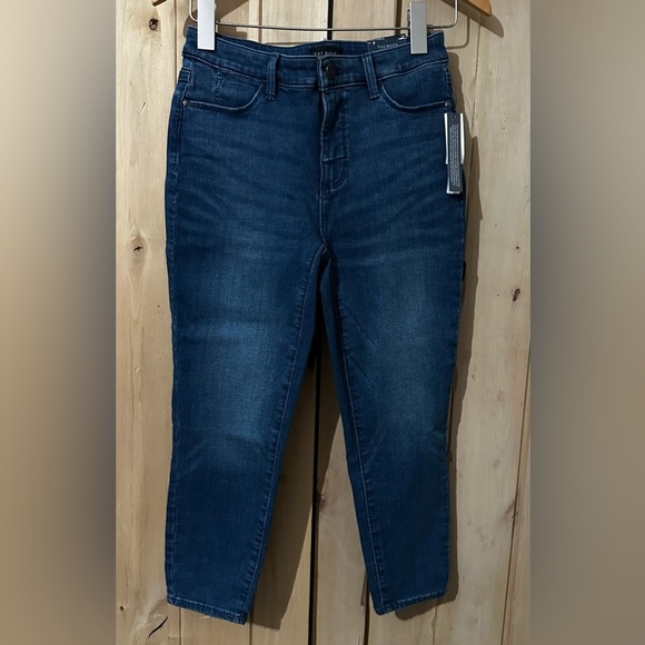 NWT Talbots Petite Dark Blue Stretch Ankle Jeans Size 2P - Picture 3 of 7